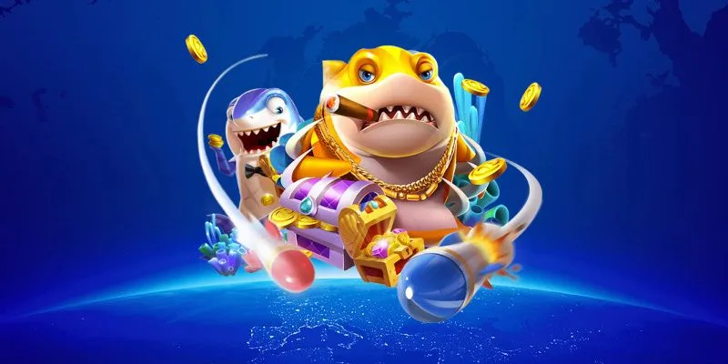 Bắn Cá Hoàng Kim Jun88 – Bắn Phát Nổ Vàng, Jackpot Tỷ Đồng Đồ họa Bắn cá hoàng kim 4K vàng óng, hiệu ứng nổ cực chất